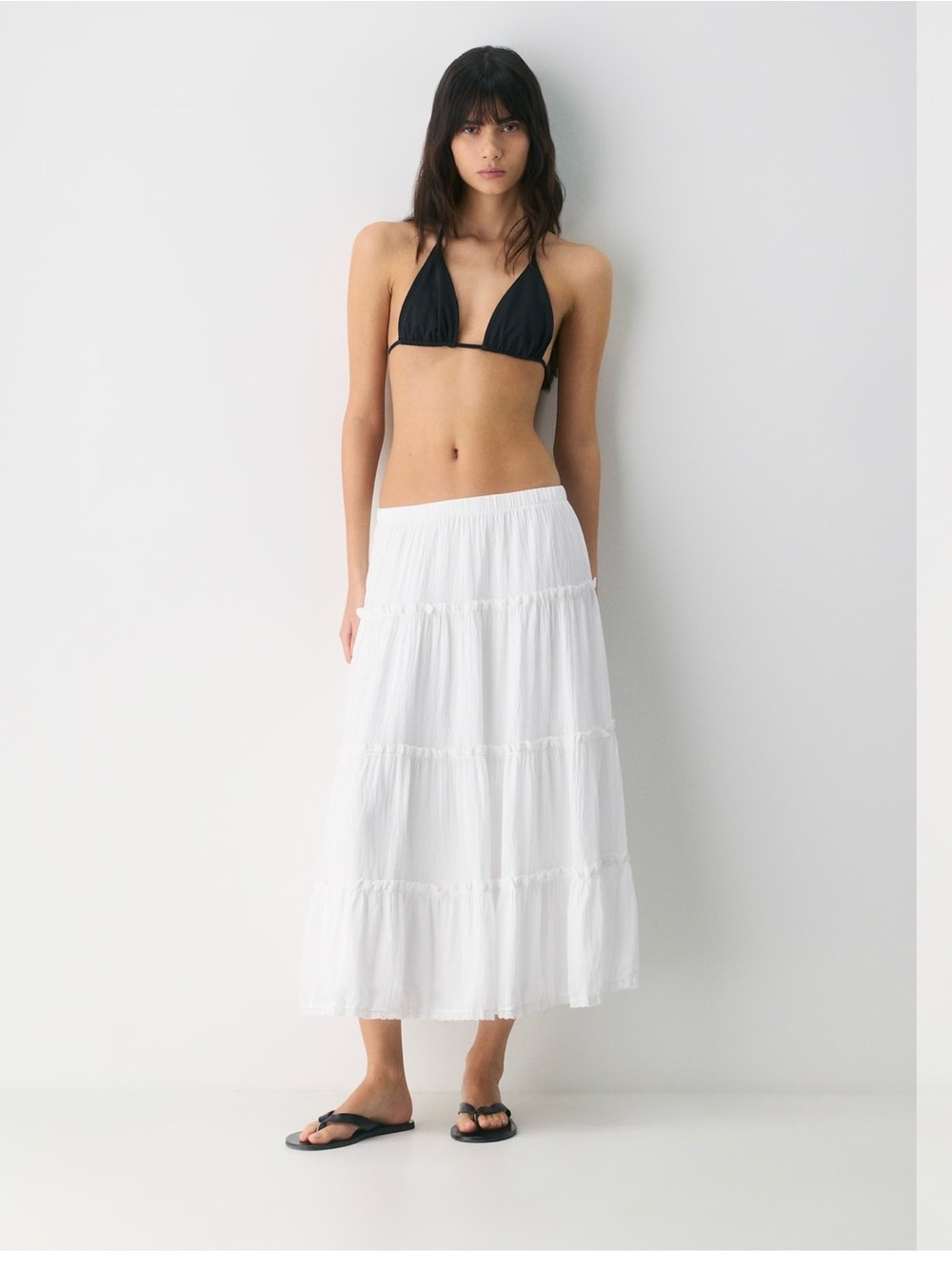 ARITZIA Damasque Skirt WHITE size Small
